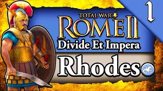 RISE OF RHODES! Total War Rome 2: DEI: Rhodes Campaign Gameplay #1