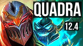 ZED vs HECARIM (JNG) | 12/1/5, Quadra, 1.7M mastery, 500+ games, Godlike | EUW Diamond | 12.4