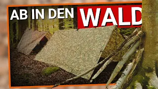 Die erste Biwak Tour durch den Wald mit Auf und Abs ❗