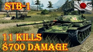 STB-1  11 kills 8.7k Damage Lakeville  World of Tanks