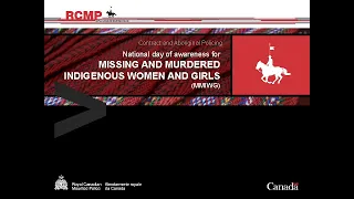 National day of awareness for MISSING AND MURDERED INDIGENOUS WOMEN AND GIRLS