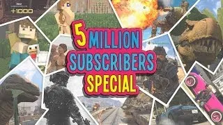 5 Million Subscribers Funny Gaming Montage!  (KYR SP33DY 1,000th Video Special!)
