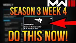 How To Complete ALL SEASON 3 WEEK 4 Challenges MW3 (Multiplayer)