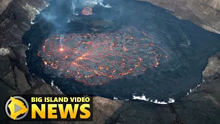 Kilauea Volcano Eruption Update - Two Lava Lakes Form (Jan. 21, 2023)