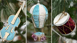 DIY AMAZING CHRISTMAS ORNAMENTS / How to make hot air balloon decoration