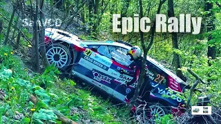 Rally Car Race - Slow Motion and epic highlights. Best Rally Car Crashes, saves and Max Attack Full