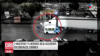 Combi se pasa el alto y provoca fatal accidente en Coacalco, Edoméx | Ciro Gómez Leyva