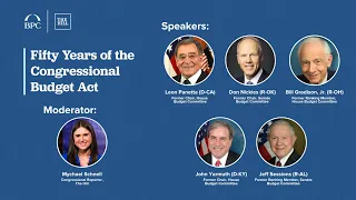 Panel: Former Members of Congress | Fifty Years of the Congressional Budget Act