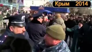 Майдан в крыму ( как оппозицию встречали ) .