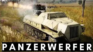 German Army - Panzerwerfer - German Katyusha in Action