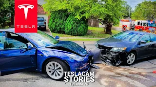 TESLA OWNER BROKE HIS ARM IN CRASH | TESLACAM STORIES #70