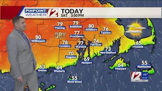 WPRI 12 Weather Forecast 5/25/24: Sunny, Nice Today; Highs in the 70s