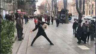 Аварцы В Тбилиси 2019 Лезгинка В Грузии Парни Танцуют Просто Сказачно Четко Улица Руставели
