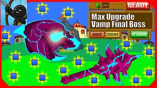 HACK MAX UPGRADE POINTS VAMP FINAL BOSS, GIANT BOSSS X99999 ICONS _ STICK WAR LEGACY