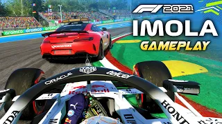 F1 2021 IMOLA RACE GAMEPLAY! - NEW TRACK DLC & RED BULL WHITE ONE-OFF LIVERY!!!