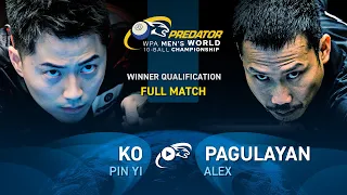 P.Y. KO vs PAGULAYAN ▸ 2024 WPA PREDATOR WORLD CHAMPIONSHIP MEN'S 10-BALL
