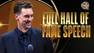 Pau Gasol | Hall of Fame Enshrinement Speech