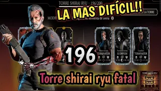 TORRE SHIRAI RYU FATAL BATALLA 196 (DIFÍCIL) SCORPION MK11 + TALENTOS. MK MOBILE