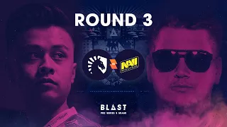 BLAST Pro Series Miami 2019 – Round 3: Liquid vs. NaVi