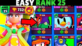 How to Push a RANK 25 in ANY Gamemode | TIPS and TRICKS + GAMEPLAY (Full guide) | Brawl stars