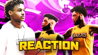 Bronny James plays against Ronnie 2K's Son and it gets EXTREMELY Toxic.. NBA 2K20 REACTION