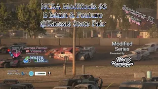 NCRA AAA Modifieds #6, B Main & Feature, Kansas State Fair, 09/18/22