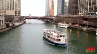 Tour Boat on the Chicago River