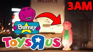 DONT GO TO TOYS R US OR BARNEY.EXE WILL APPEAR | HAUNTED BARNEY.EXE CAUGHT ON CAMERA (CREEPY)