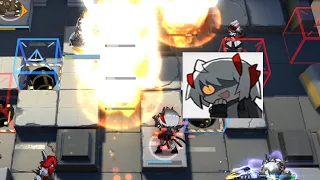 [Arknights] H6-1 Only 4 Snipers Clear