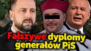 Fałszywe dyplomy generałów PiS. Generałowie i pułkownicy z lewymi studiami w Collegium Humanum