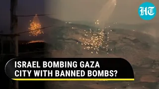 Israel Pounding Gaza With White Phosphorus? Palestine Releases Footage Of Purported Strikes | Watch