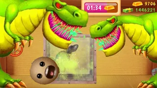 Kick The Buddy 2021- Crazy Dinosaur T-rex vs Gas Chamber - Sam Gameplay