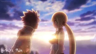 [Fairy tail] Natsu & Lucy - моя луна,  среди облаков