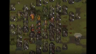 Battle Brothers: Hardest orc battle ever (93 orcs, 8 champions)