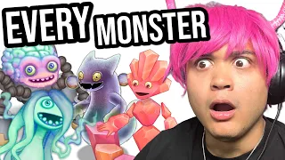 Reacting to every MY SINGING MONSTER in Ethereal Island - Characters/Sounds - (MVPerry reacts)