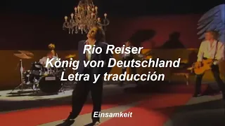 Rio Reiser - König von Deutschland - Letra y traducción alemán/español