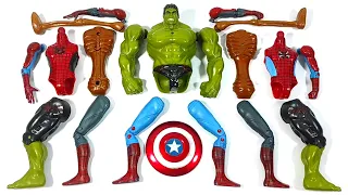 Merakit Mainan Hulk Smash vs Spider-Man dan Siren Head Avengers Superhero Toys