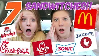 Chicken Sandwich Challenge || Taylor & Vanessa