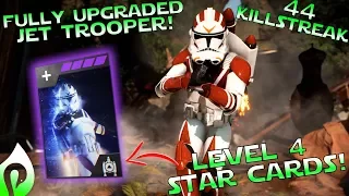 Star Wars Battlefront 2: Fully Upgraded Jet Trooper Gameplay/ 44 Killstreak!!!