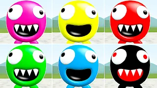 WHICH COLOR IS STRONGER? from SANIC CLONES MEMES & SKIBIDI BOSSES in Garry's Mod!