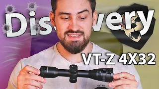 Оптический прицел Discovery VT-Z 4X32AOE (25.4 мм, оригинал, Weaver) видео обзор