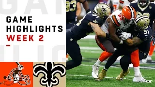 Browns vs. Saints Week 2 Highlights | NFL 2018