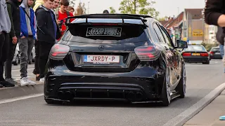 LOW Tuner Cars leaving a Carshow | LayLow 2022