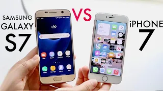 iPhone 7 Vs Samsung Galaxy S7! (6 Years Later Comparison)