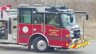 B.A.F.D Engine 33 responding priority 1 from quarters