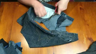 Breaking down a pair of Denim jeans