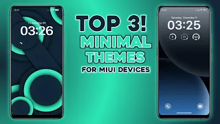 Top 3 Minimal Themes For Xiaomi Redmi Poco Device | MIUI 14 Premium Themes | New MIUI 14 Themes