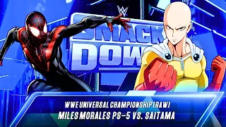 MILES MORALES VS SAITAMA EXTREME RULES MATCH WWE2K23! #wwe #gaming