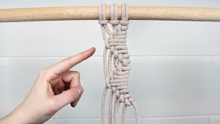 EASY Macrame Zig Zag Pattern | DIY MACRAME