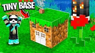 I Trolled My Friends with a Secret TINY Base in Minecraft